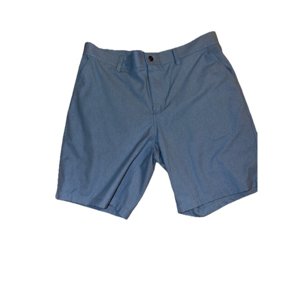 32 Degrees Cool Men's Golf Shorts 36 Lt Blue Stretch Performance 4 Pocket‎ 4041